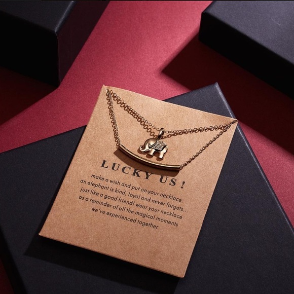 *Arriving soon* lucky elephant necklace - Picture 2 of 4